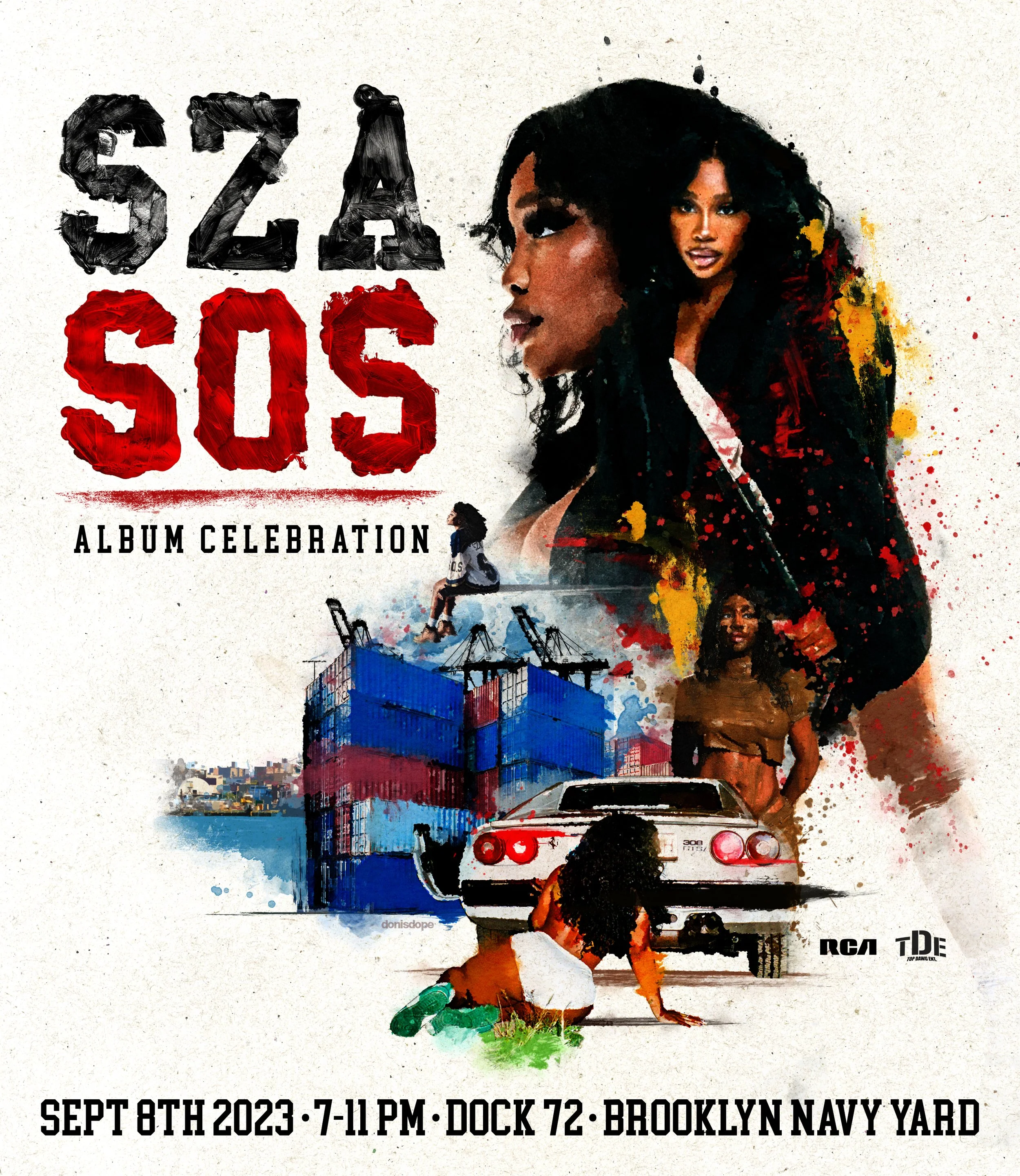 Poster Art - SZA: SOS Album Celebration/Concert — donisdope